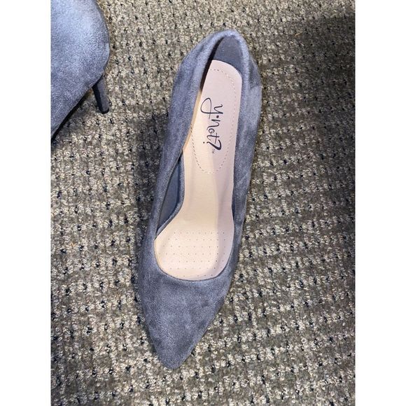 YNOT grey suede pumps size 8m, NWOT - Picture 4 of 6